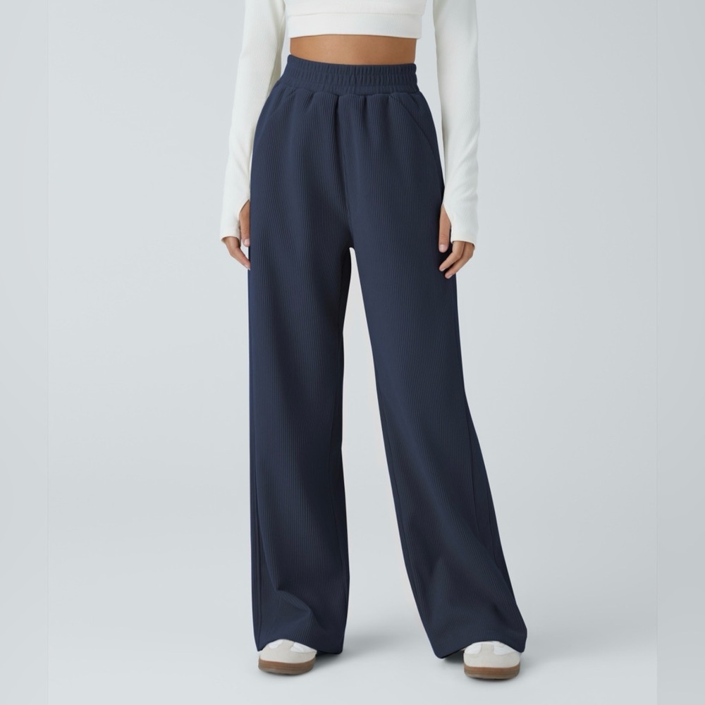 HALARA Women’s Corduroy High-Waisted Wide Leg Pants